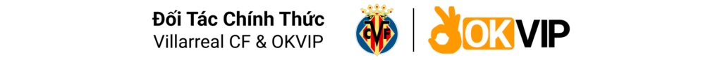 logo đối tác chính thức Villarreal & OKVIP