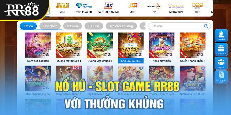 Những sảnh game đang có tại nhà cái RR88